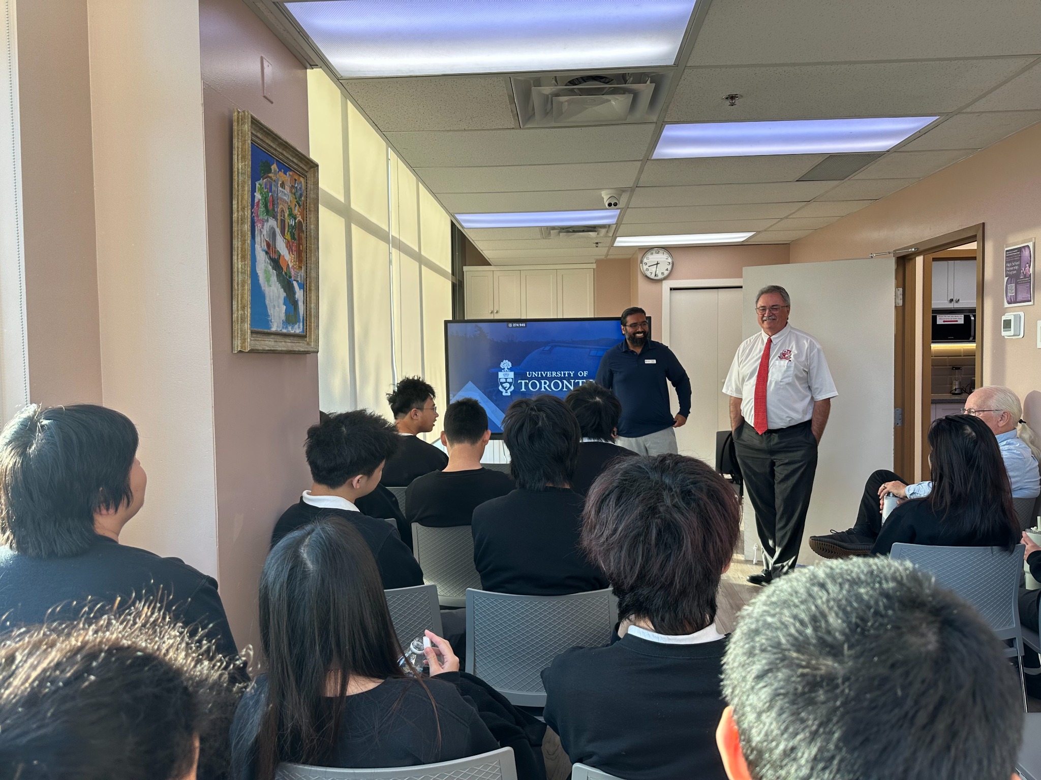 The university visit brings future pathways into the JA school day
